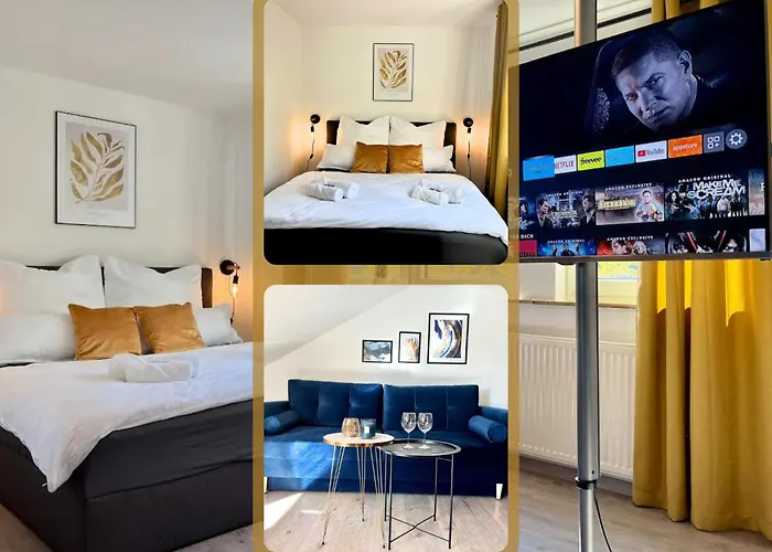 Design Apartment, Kueche, Smart-Tv, Wlan